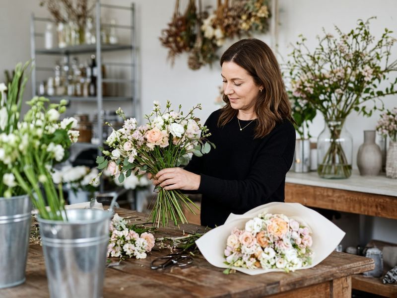 Workshop stems at Scoccteeth Florals
